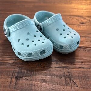 Kids Light Blue Crocs